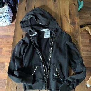 Victoria’s Secret black zippy hoodie